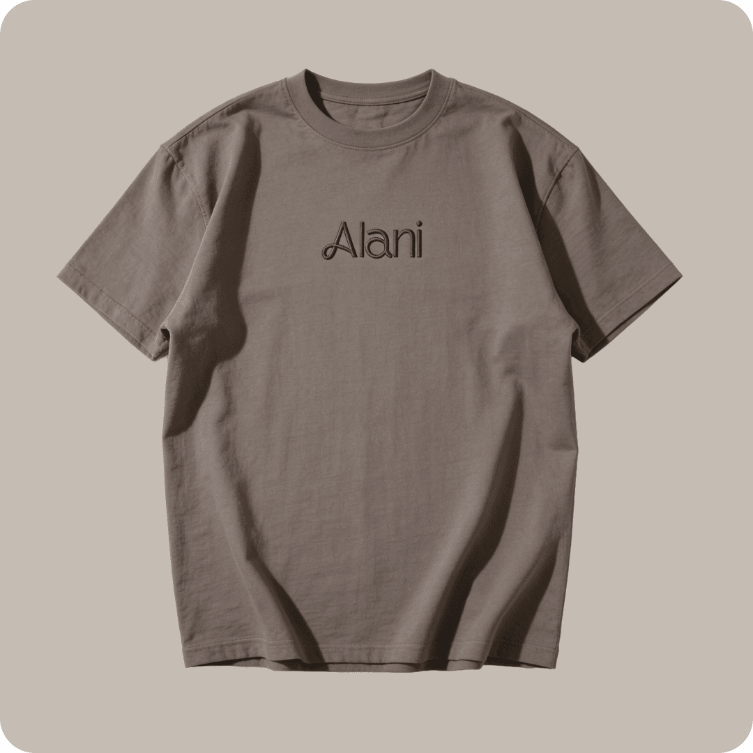 Comfort Oversized Tee in Taupe